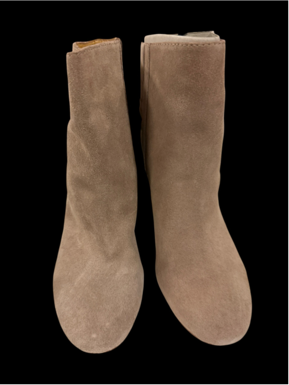 Women's Nine West Wedge Boots Size 9M Taupe